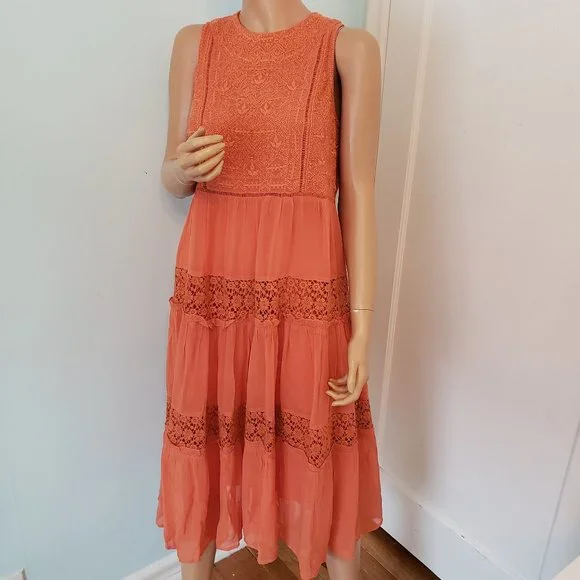 NWT Sundance YASMINE Dress. Beautiful and Amazing color - Picture 1 of 17